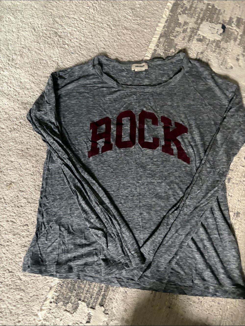 ZADIG & VOLTAIRE willy chine rock tee